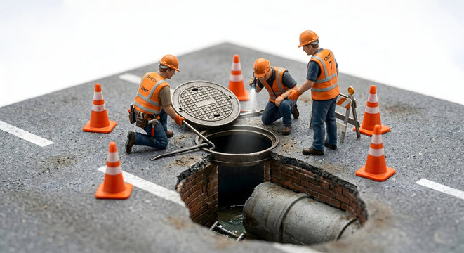下水道点検作業