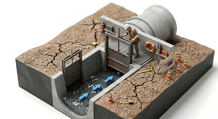 浸水対策設備の点検