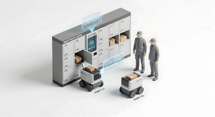 非接触スマート受け取りボックス