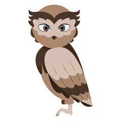 Fototapeta premium owl flat icon