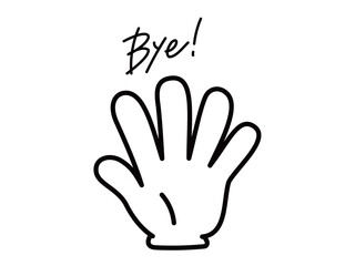 ハンドアイコン_さようなら