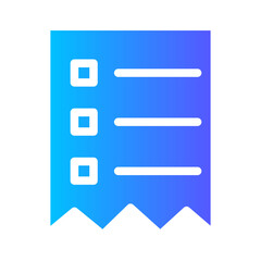 Obraz premium paper gradient icon