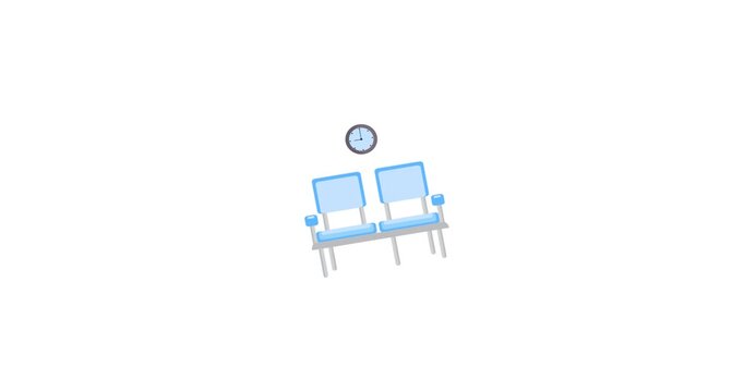 Waiting Room Medical Office Waiting Area Animation