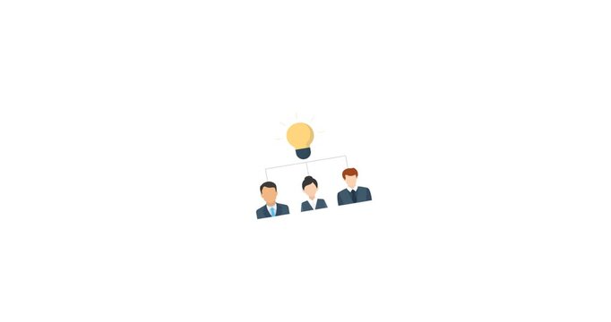 Thinking Concept Brainstorming Idea Animation
