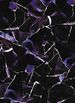 Torn Paper Background PNG Purple Scary Eerie Horror Style Wallpaper Effect