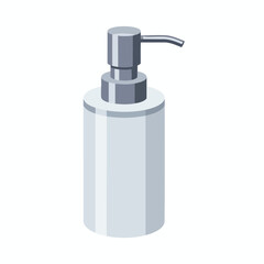 Obraz premium Transparent Soap Dispenser Illustration