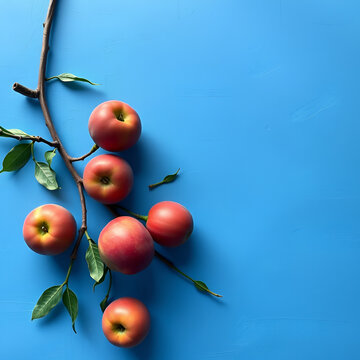 astratto blu con macchie e spazio per scrivere