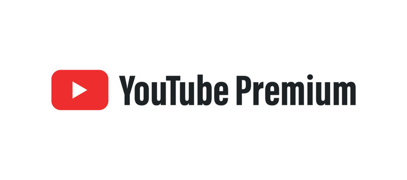 YouTube Premium Logo Vector On Clean Transparent Background &ndash; Editorial Use Only Social Media And Video Streaming App