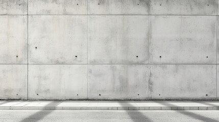 Urban Concrete Wall with Shadows and Textures for Modern Design Use