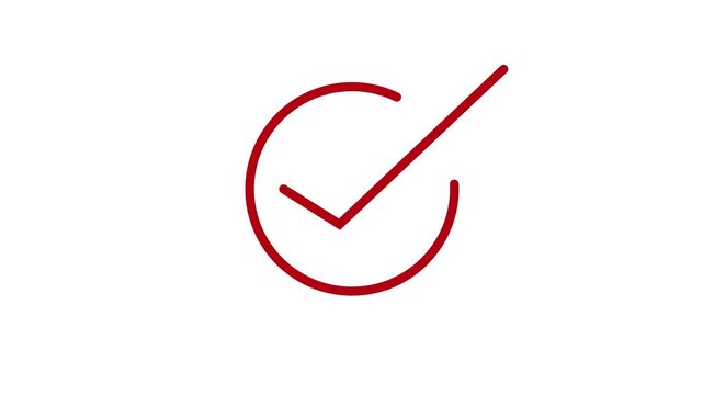 ck mark logo vector or icon. Tick symbol in green color illustration. Accept okey symbol for approvement or cheklist design. Choice minimalistic pictogram.