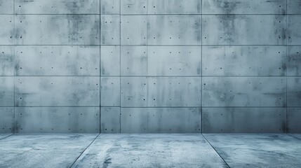 Modern Industrial Concrete Wall Background for Photography and Design