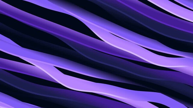 Dark amethyst flowing lines for mysterious sci-fi intros or high-end tech product reveals.