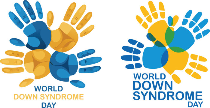 World Down Syndrome Day Awareness Vector Illustration Design