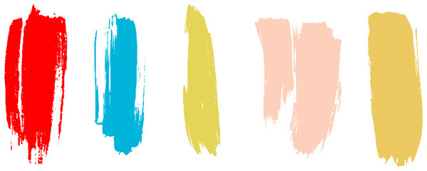 Naklejka premium Brush stroke. Speech bubble. Paintbrush. Grunge design element. Dirty distress texture banner. Vector illustration