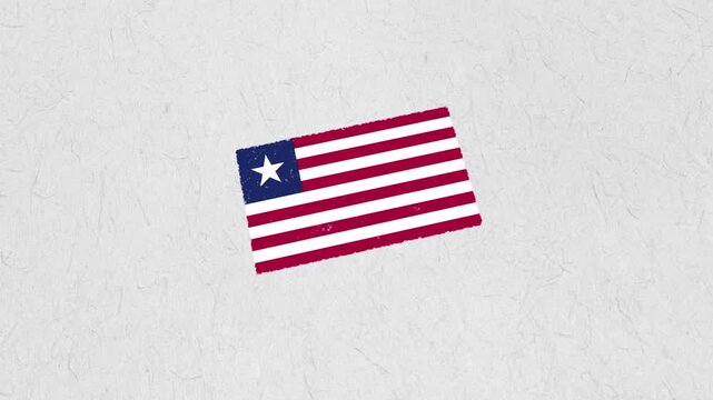 Liberia Rubber Stamp