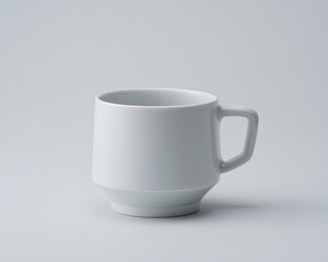 Fototapeta premium Plain White Mug On White Background