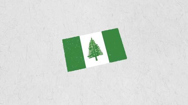 Norfolk Island Rubber Stamp
