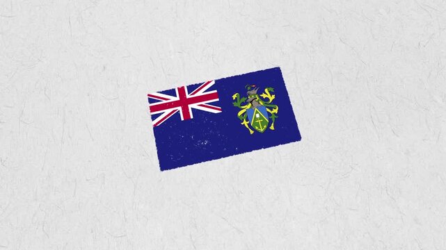 Pitcairn Islands Rubber Stamp