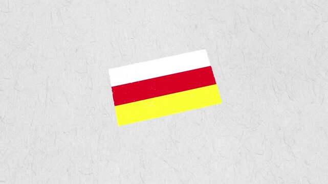 South Ossetia Rubber Stamp