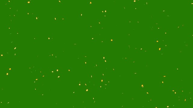  Realistic White Cherry blossom petals falling particle animation. sakura petals drifting green screen, autumn leaves falling animation. Glowing white confetti flying video. 