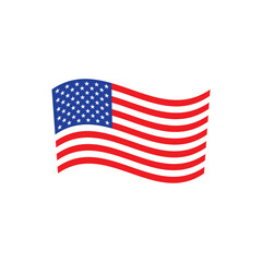 Fototapeta premium American flag illustration