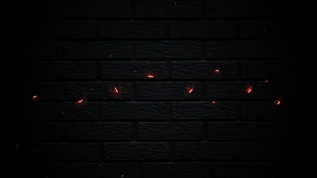 June 2029 Text Neon Glowing Year Month & Date Animation