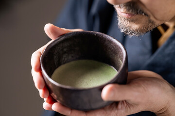 抹茶　男性