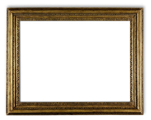 Fototapeta premium Png gold frame mockup, vintage home decor