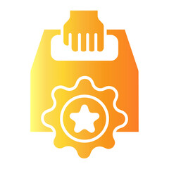 Obraz premium delivery Gradient icon