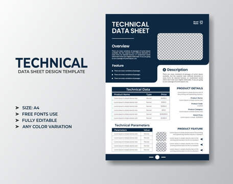 Technical Data Sheet Design