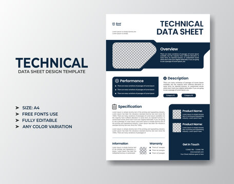Technical Data Sheet Design