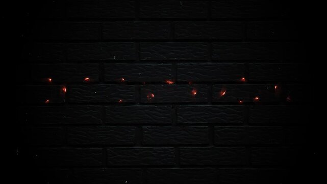 October 2036 Text Neon Glowing Year Month & Date Animation
