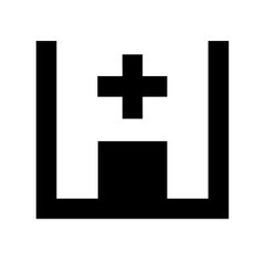 Obraz premium Hospital Filled Icon
