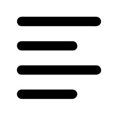 Obraz premium Indent Filled Icon