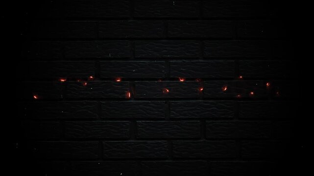 September 2036 Text Neon Glowing Year Month & Date Animation