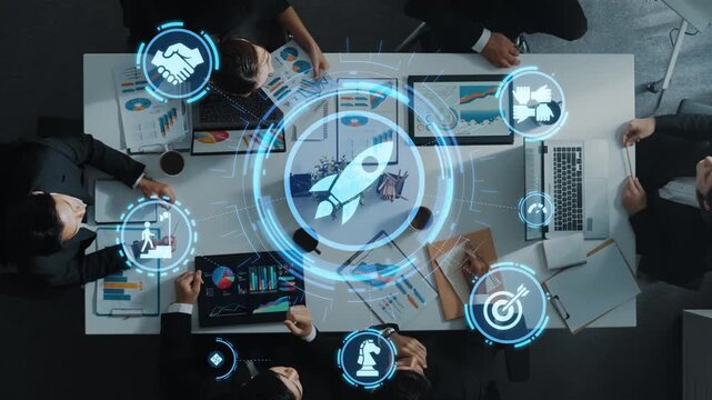 Startup launch and business growth concept, rocket symbolism, entrepreneurship, startup innovation, and early-stage success strategies for new business development and expansion. Funnel