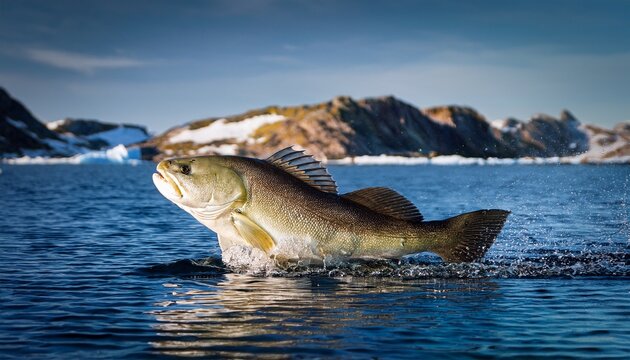 Atlantic Cod Fresh Gadus Morhua Fish Of Greenland