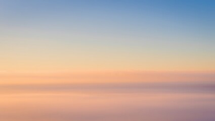 Fototapeta premium Serene sky with a beautiful gradient of pastel colors at dusk