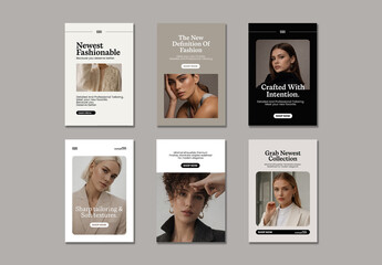 Minimal Fashion Social Media Story Template Set