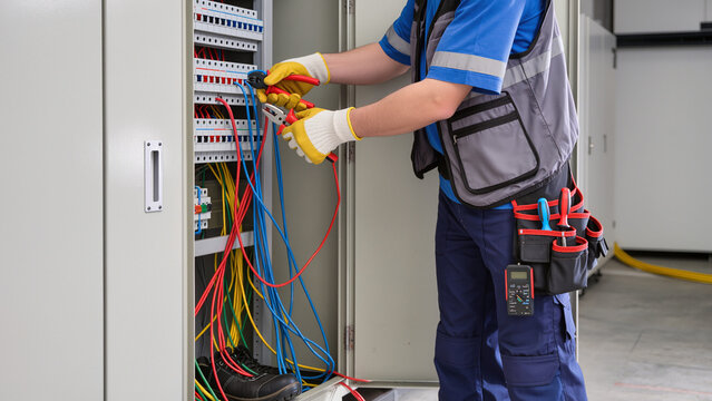 electrician at work