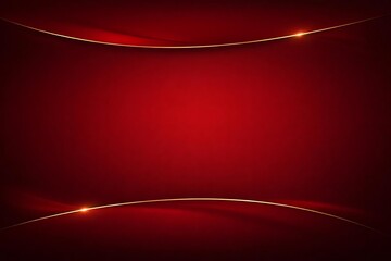 Red Luxury Gold Curve Background