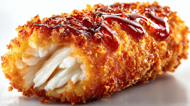 Crispy Fish Stick with Glaze