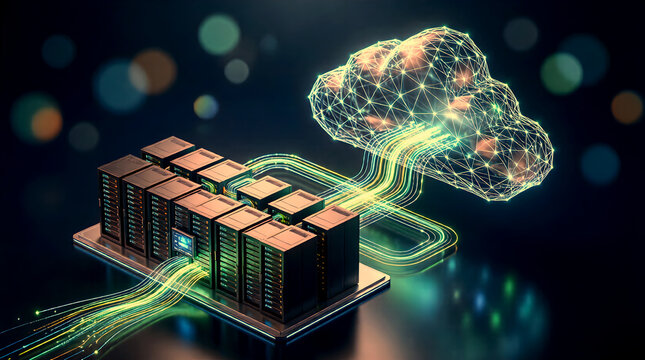 Visualization of a hybrid cloud computing architecture