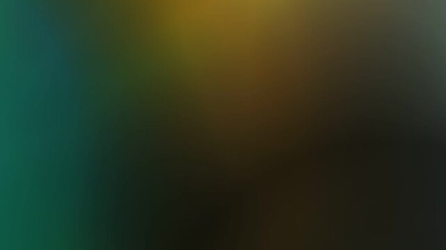 Dark abstract background with soft gradient transition from teal to dark brown and yellow