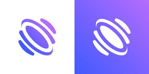 Dual meaning logo combining planet and circle elements, symbolizing unity, wholeness, global harmony, sustainability, and a continuous cycle of innovation and growth. ©  Jagat_Aji