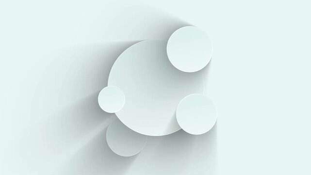 Neo morphic motion background with circles