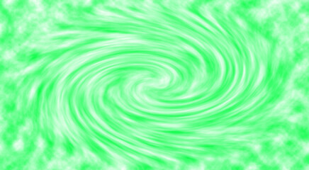 Vector illustration of swirling green vortex with cloudy texture and spiral motion creating abstract dynamic hypnotic background design © Shahid