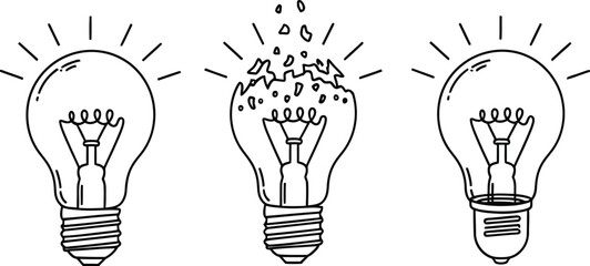 Light bulb ideas and inspiration © Shaiful