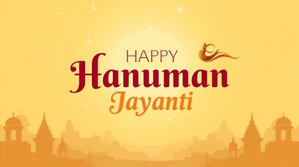 Obraz premium Happy Hanuman Jayanti Social Media Post The Festival of India