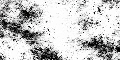 Obraz premium Vintage abstract grunge background featuring a dirty black ink splash and paint splatter texture on old paper with a dusty film effect and artistic spray pattern